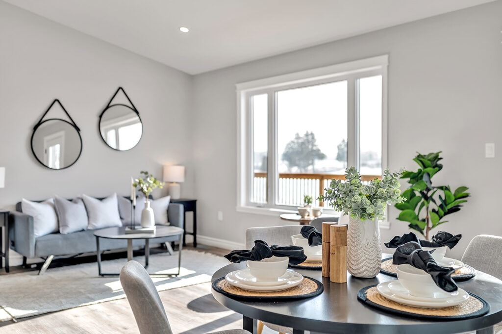 dining area looking into living room